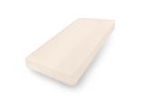 Prześcieradło jersey 90x200 + 30 cm z gumką jasno beżowe matex 015 na wysoki materac